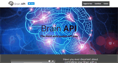 Desktop Screenshot of brain-api.com